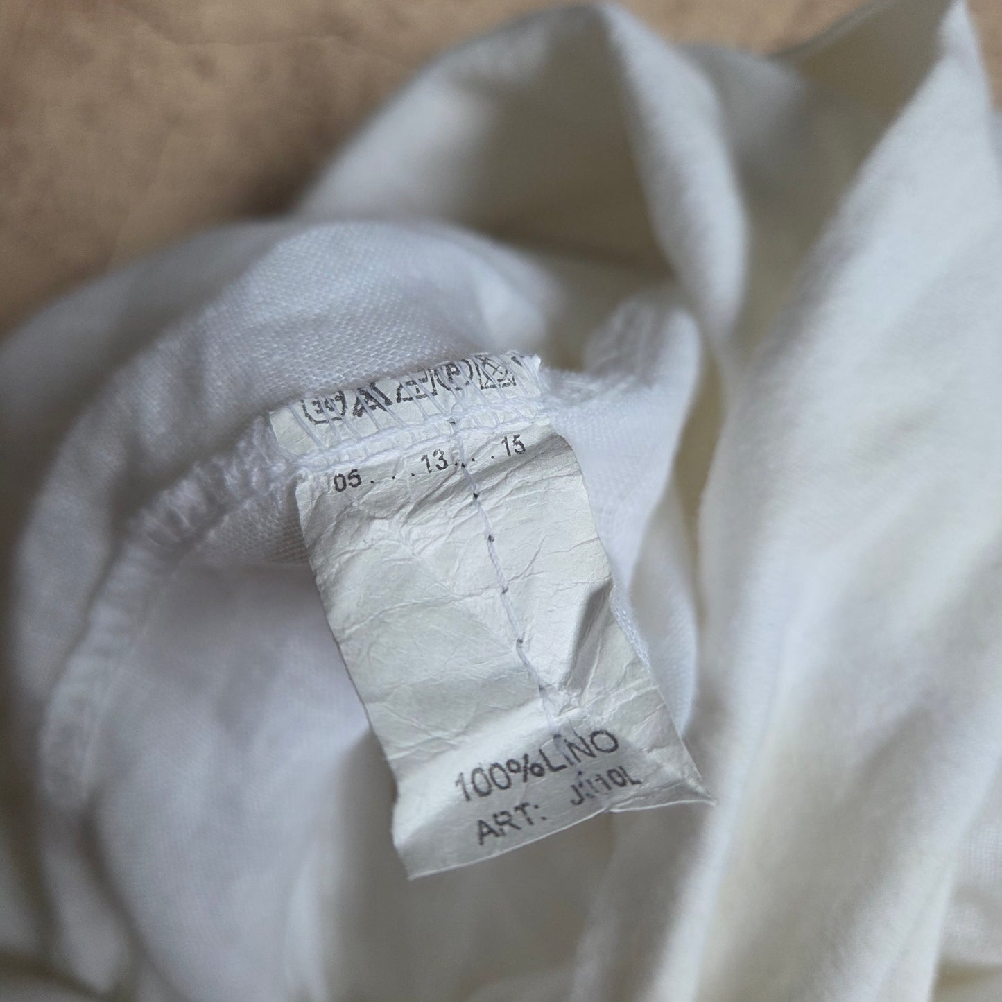 Linen Waste Band Button Capri Pants