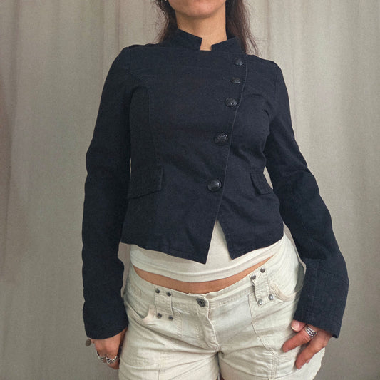 Button Asymmetrical Jacket