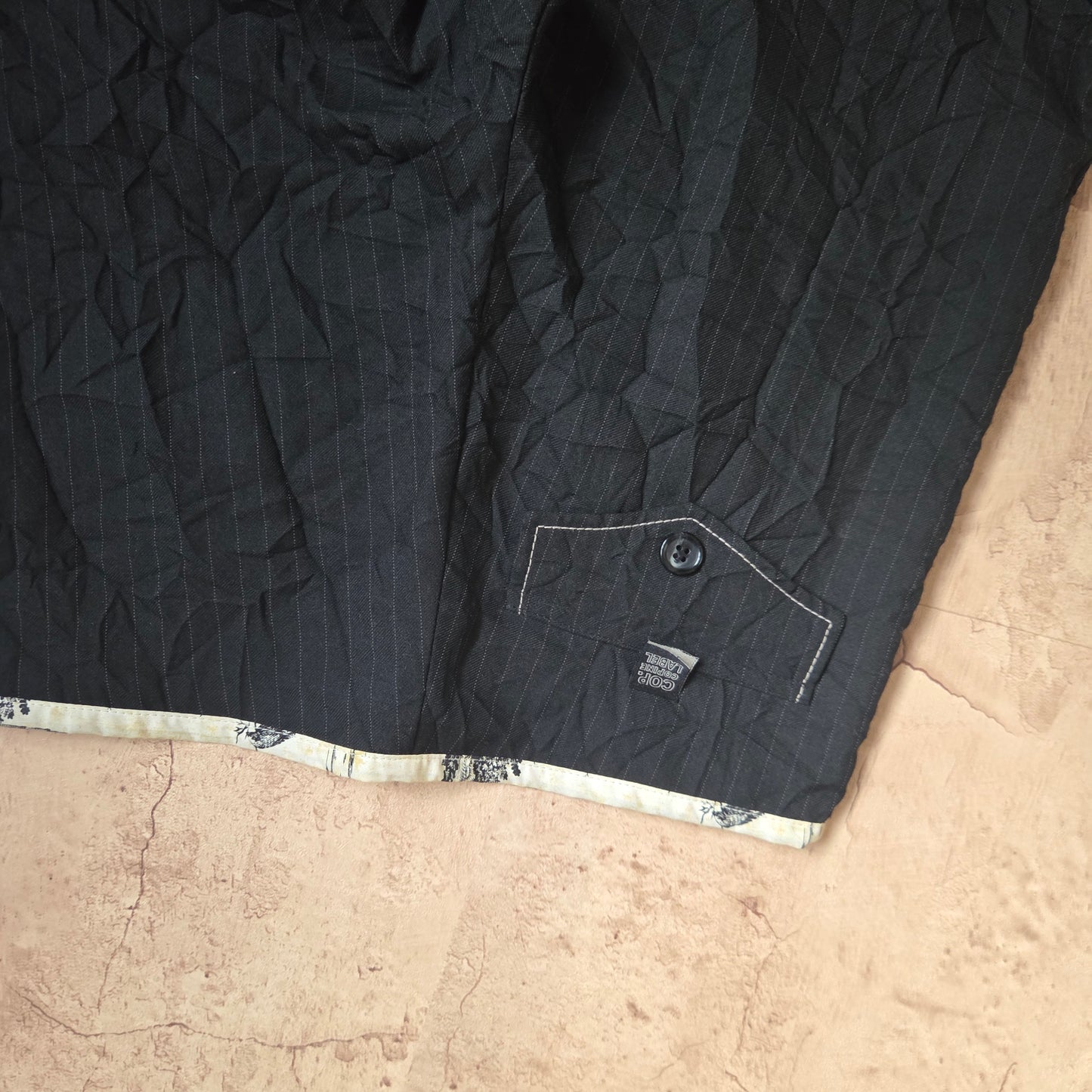 Cop Copine Zip Striped Trousers