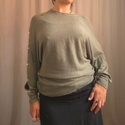 Cop Copine Button jumper
