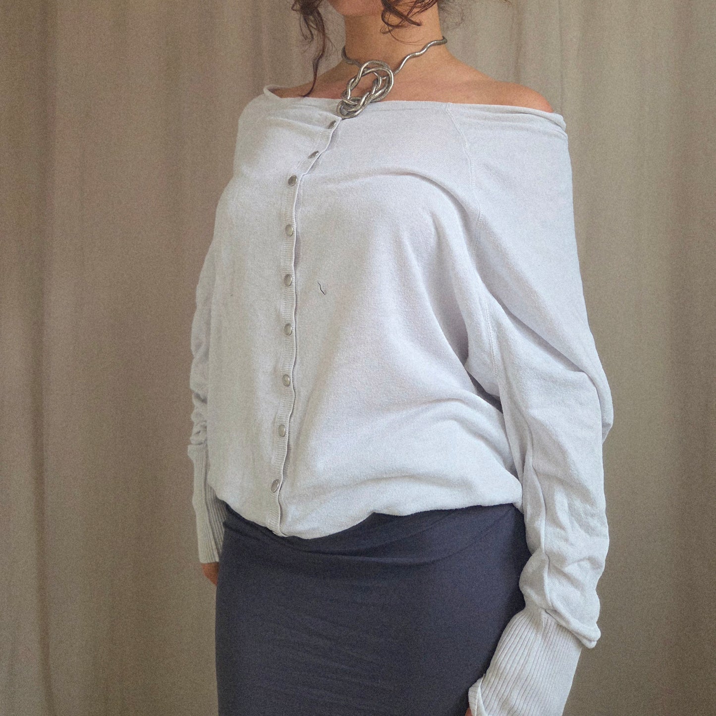 AllSaints Button Jumper