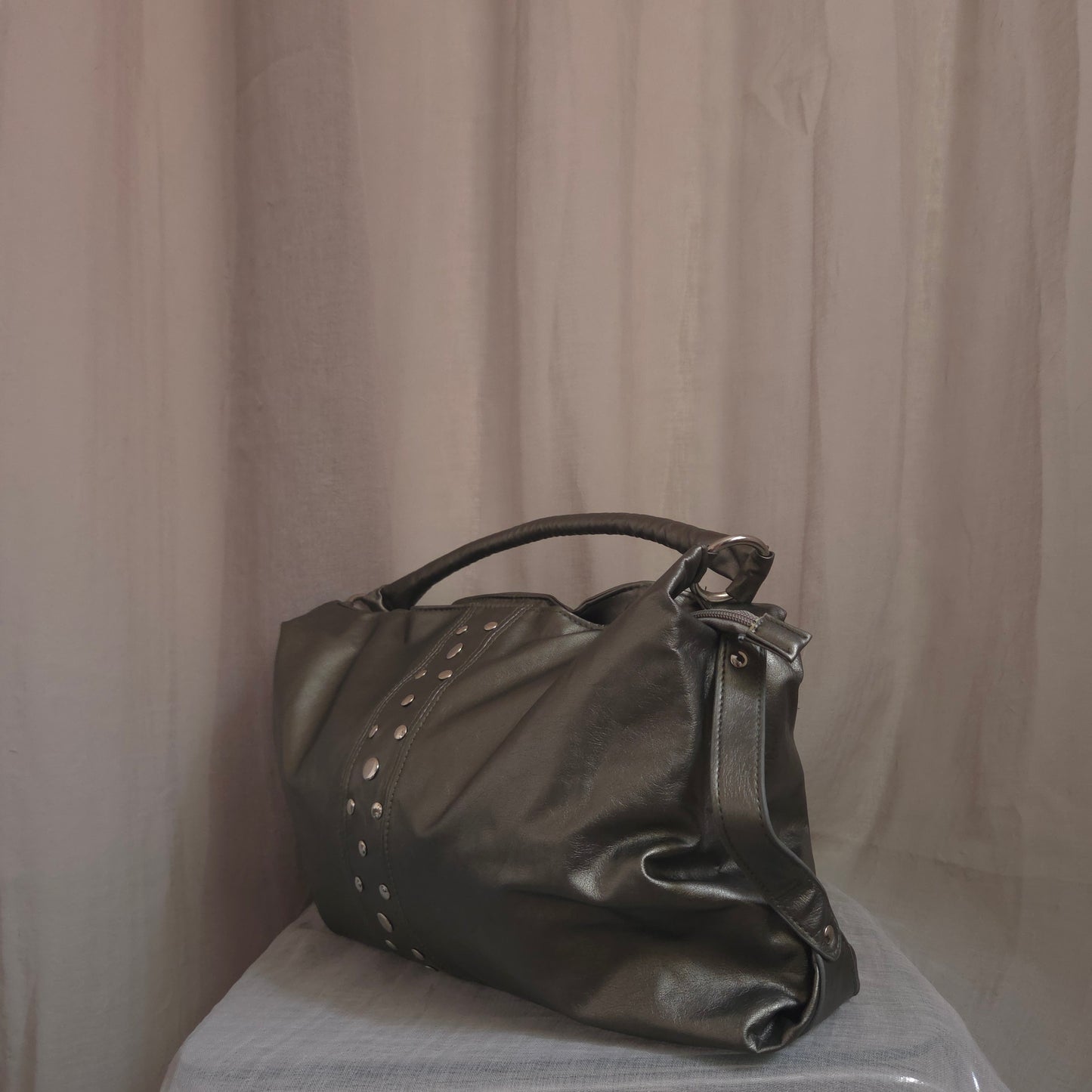 Metallic Stud Bag