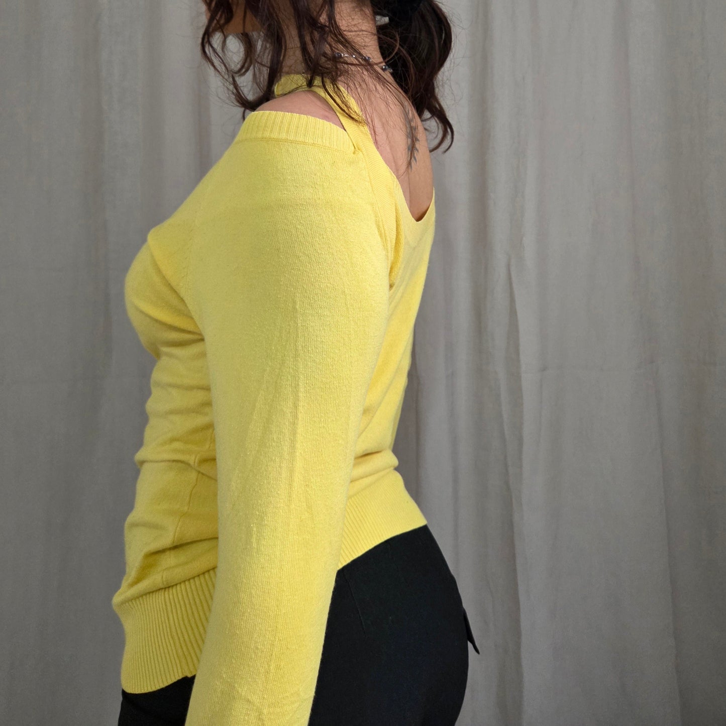 Morgan de Toi Cut Button sweater