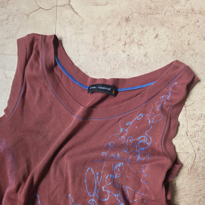 Cop copine graphic vest
