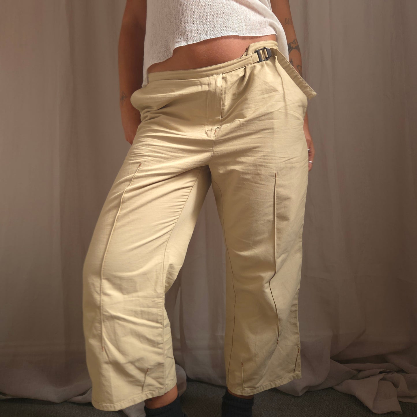 Cop Copine Belt Wide Trousers
