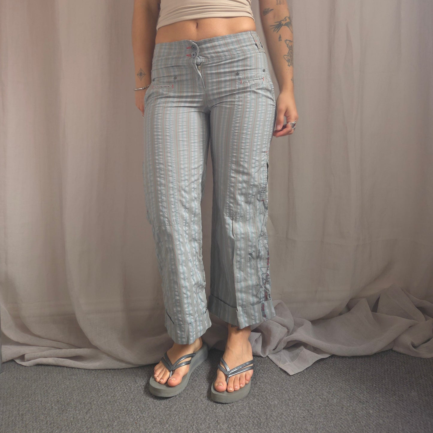 Cop Copine Striped Trousers