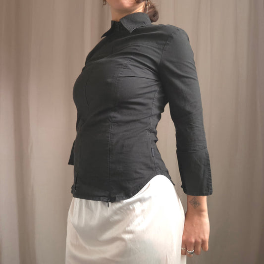 Calvin Klein Zip Up Shirt 