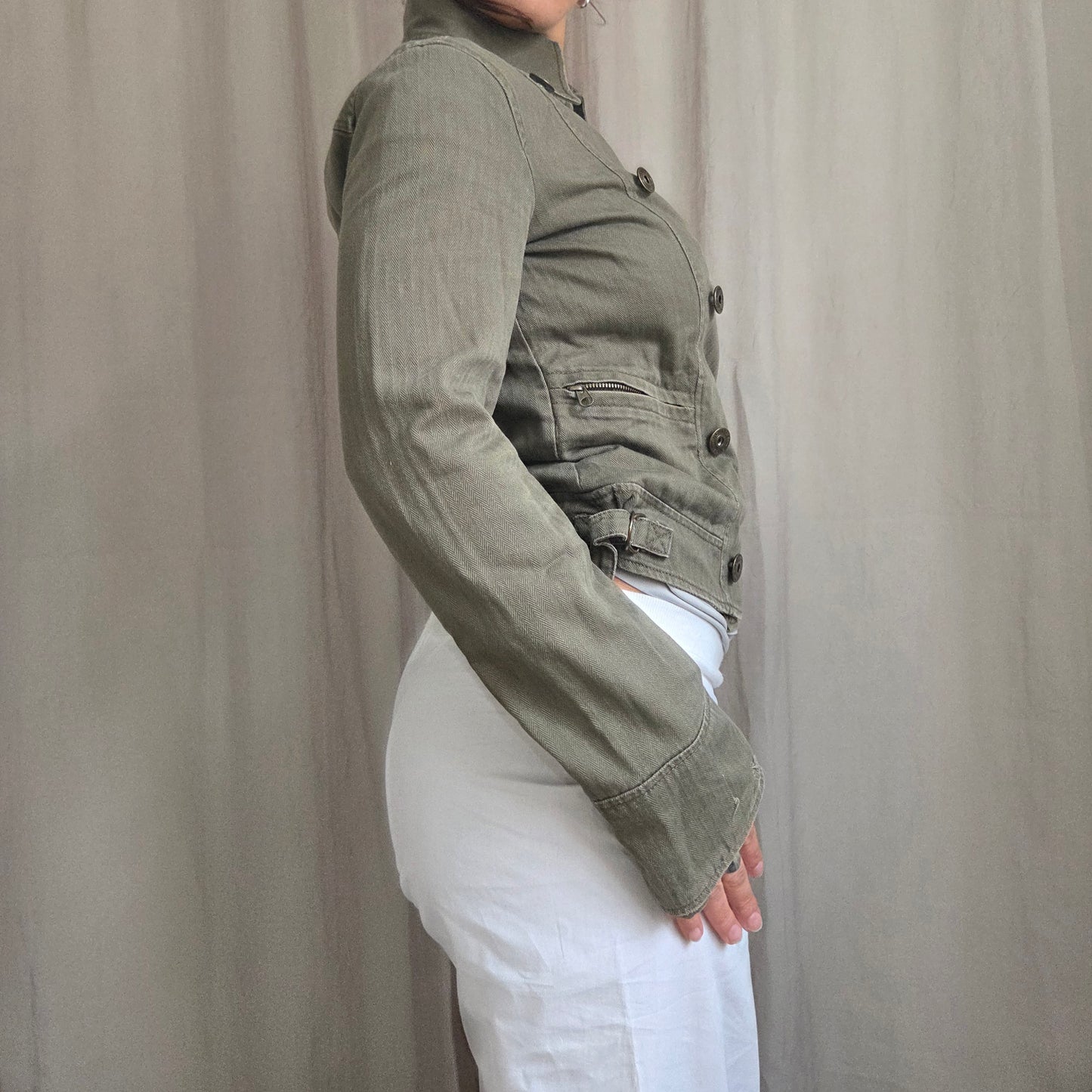 Military Button Jacket