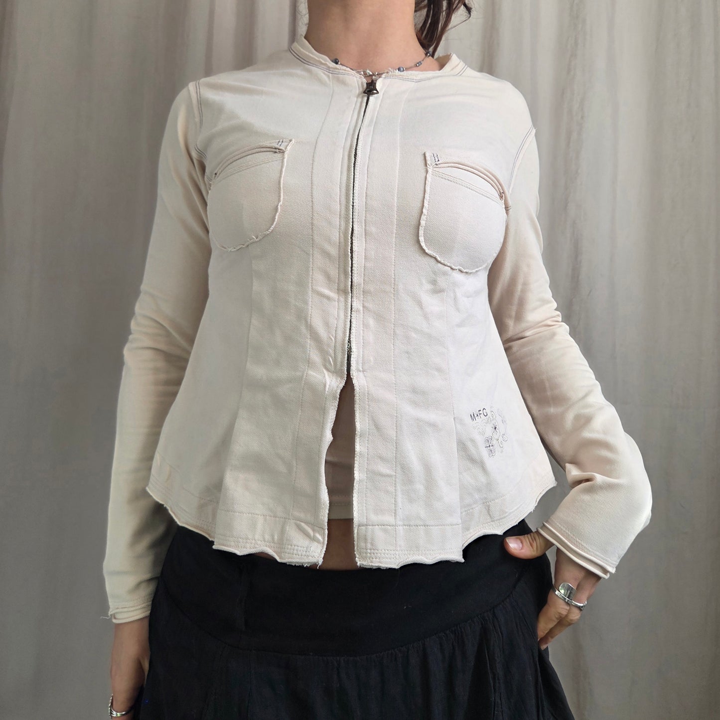 Marithé François Gibaurd Zip Up Cardigan