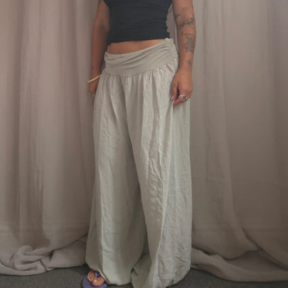 Fold over trousers