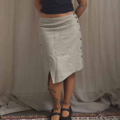 Stud Midi Skirt