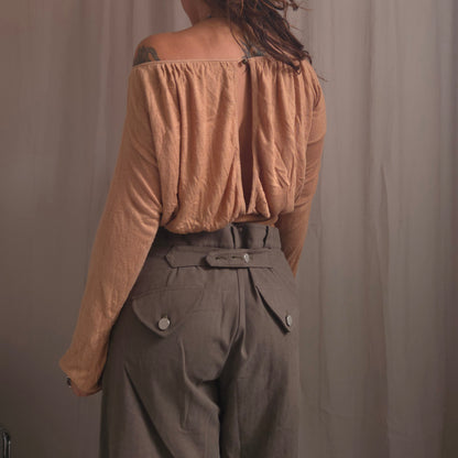 Vintage Cotton Slouchy Batwing top