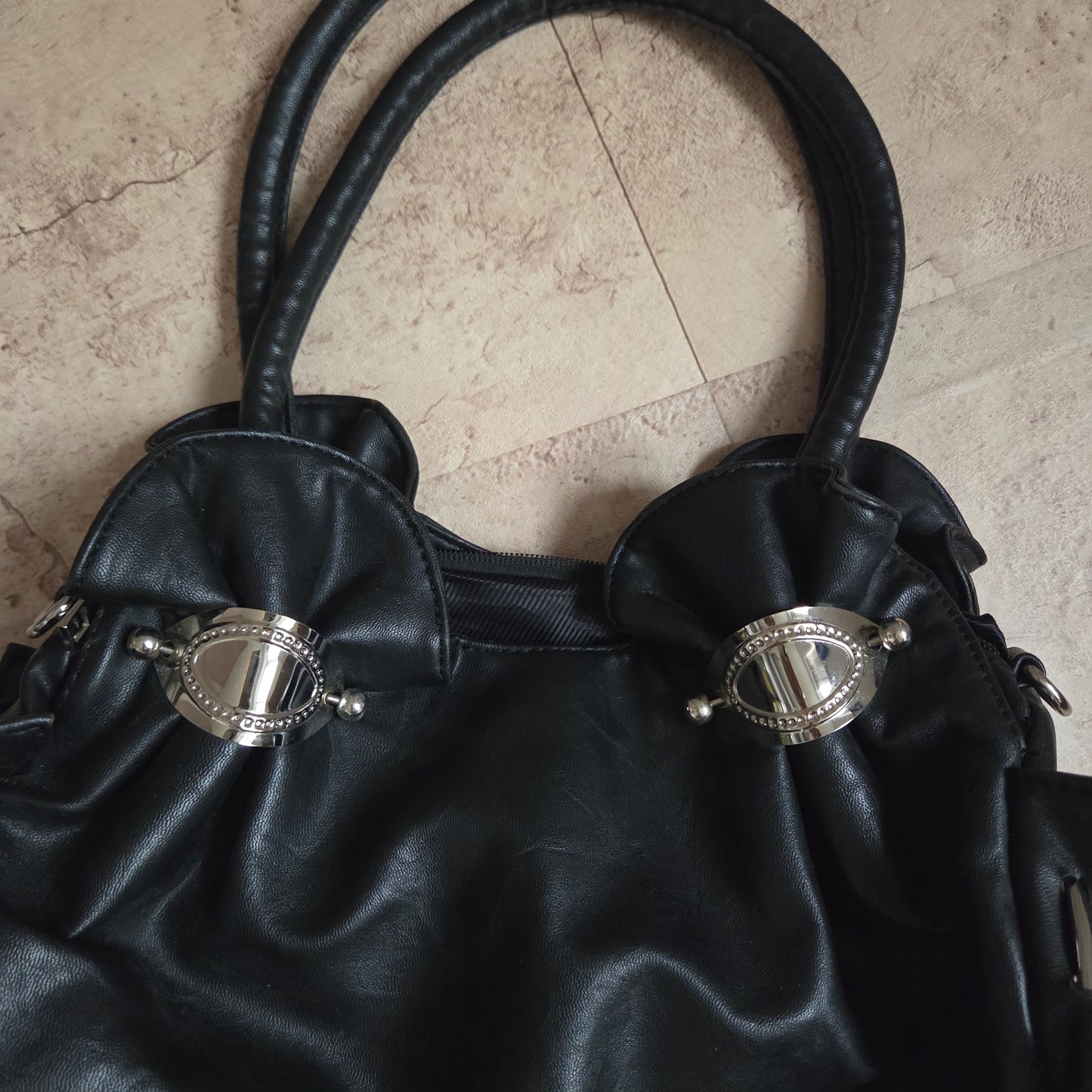 Hardware shoulder bag