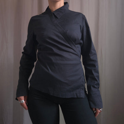 Cop copine wrap shirt