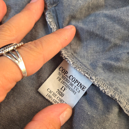 Cop Copine Denim Wrap Shirt