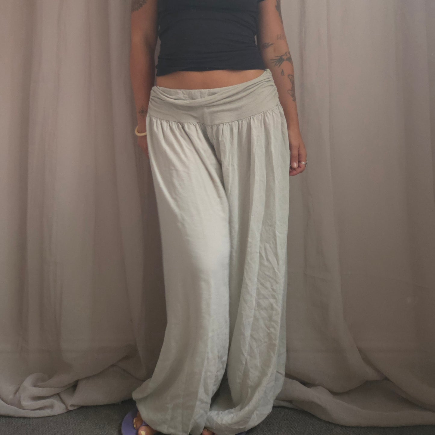 Fold over trousers