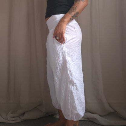 Harem cropped pants
