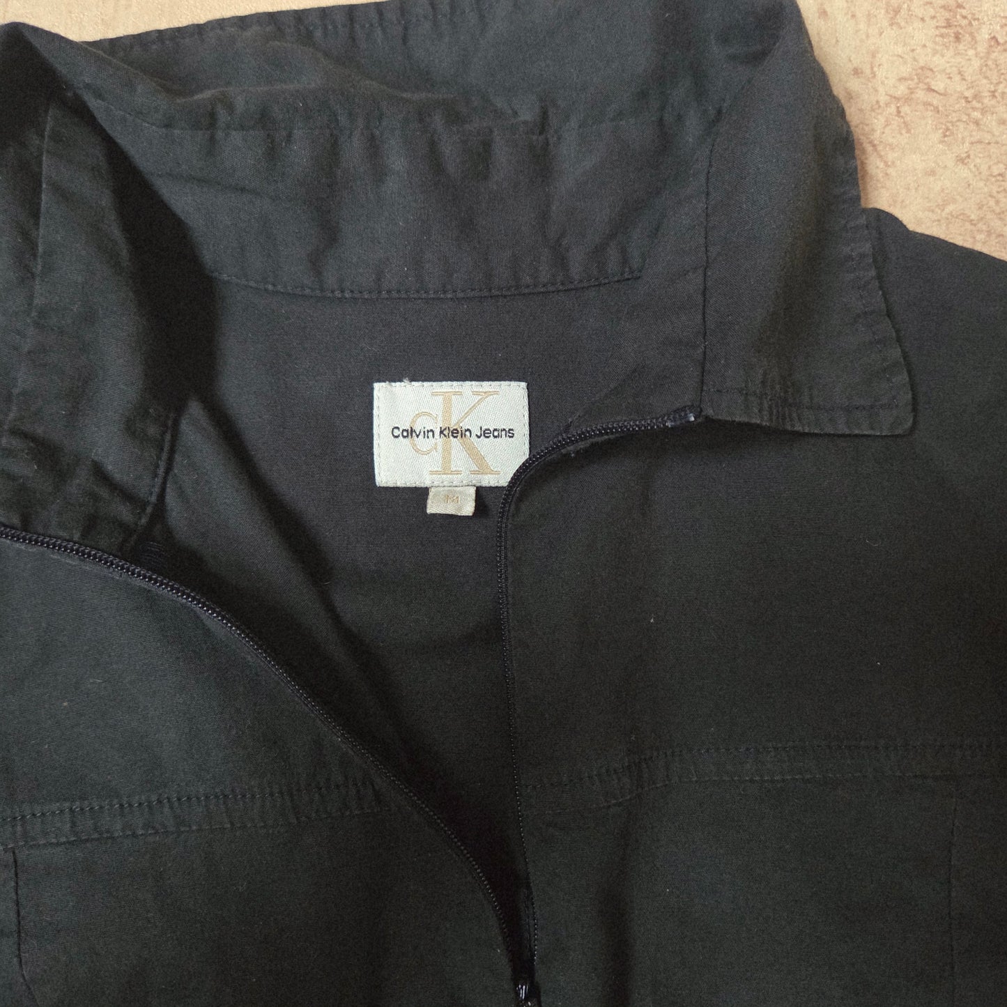 Calvin Klein Zip Up Shirt 