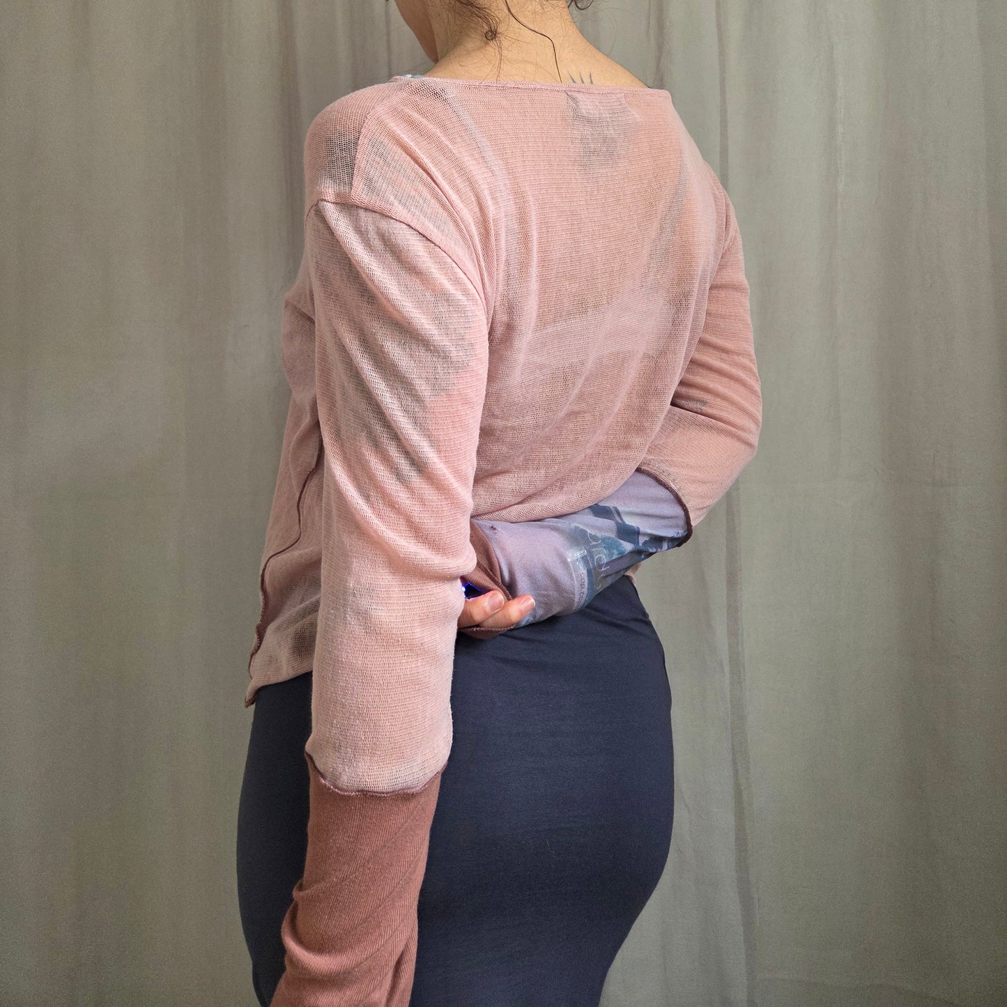 Cop Copine Mesh Long Sleeve top