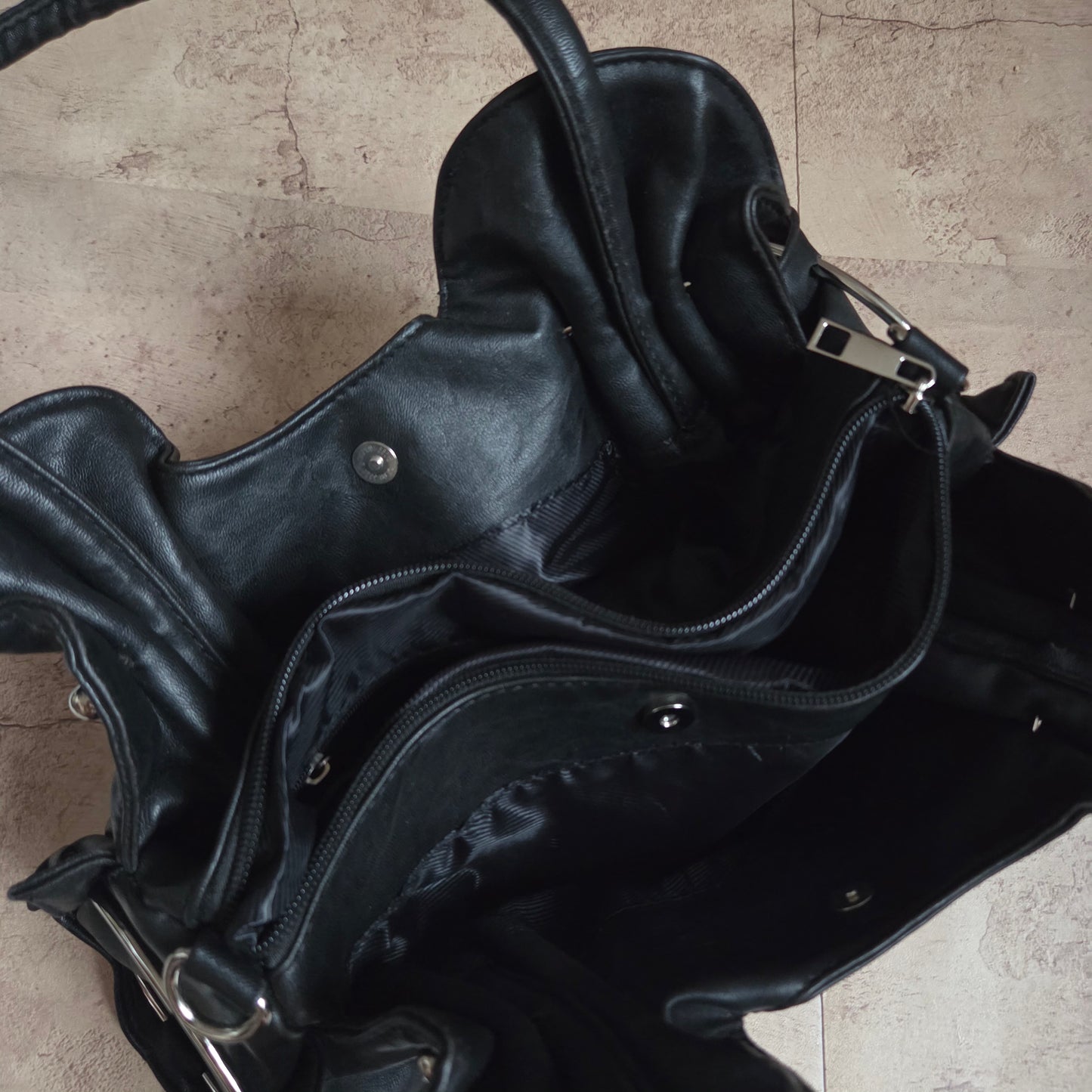 Hardware shoulder bag