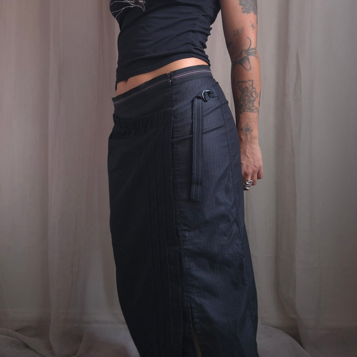 Cop Copine Striped Skirt