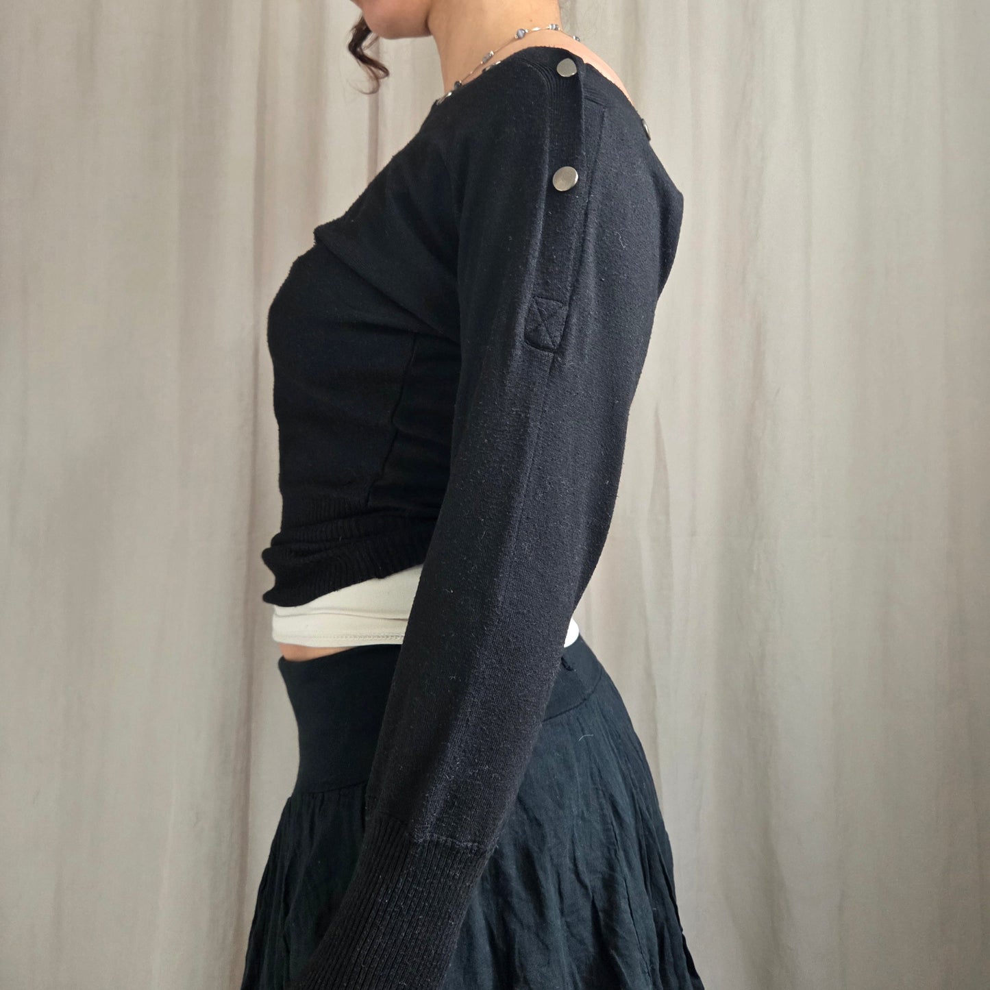 Morgan de Toi Stud Batwing Jumper