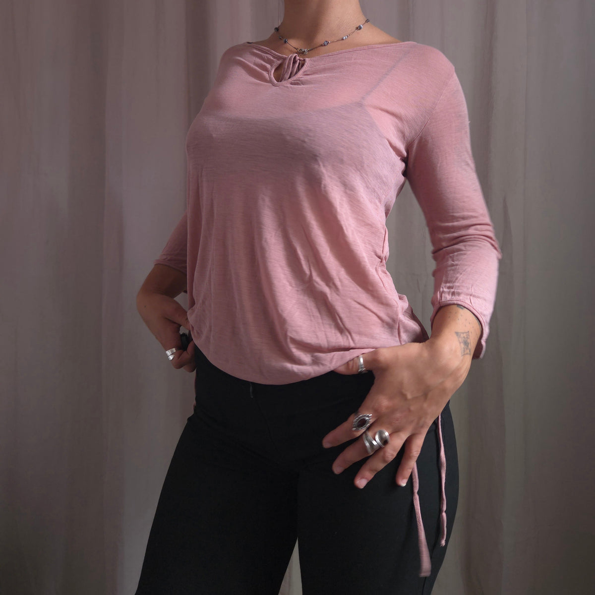 Cop Copine Tunic Keyhole top