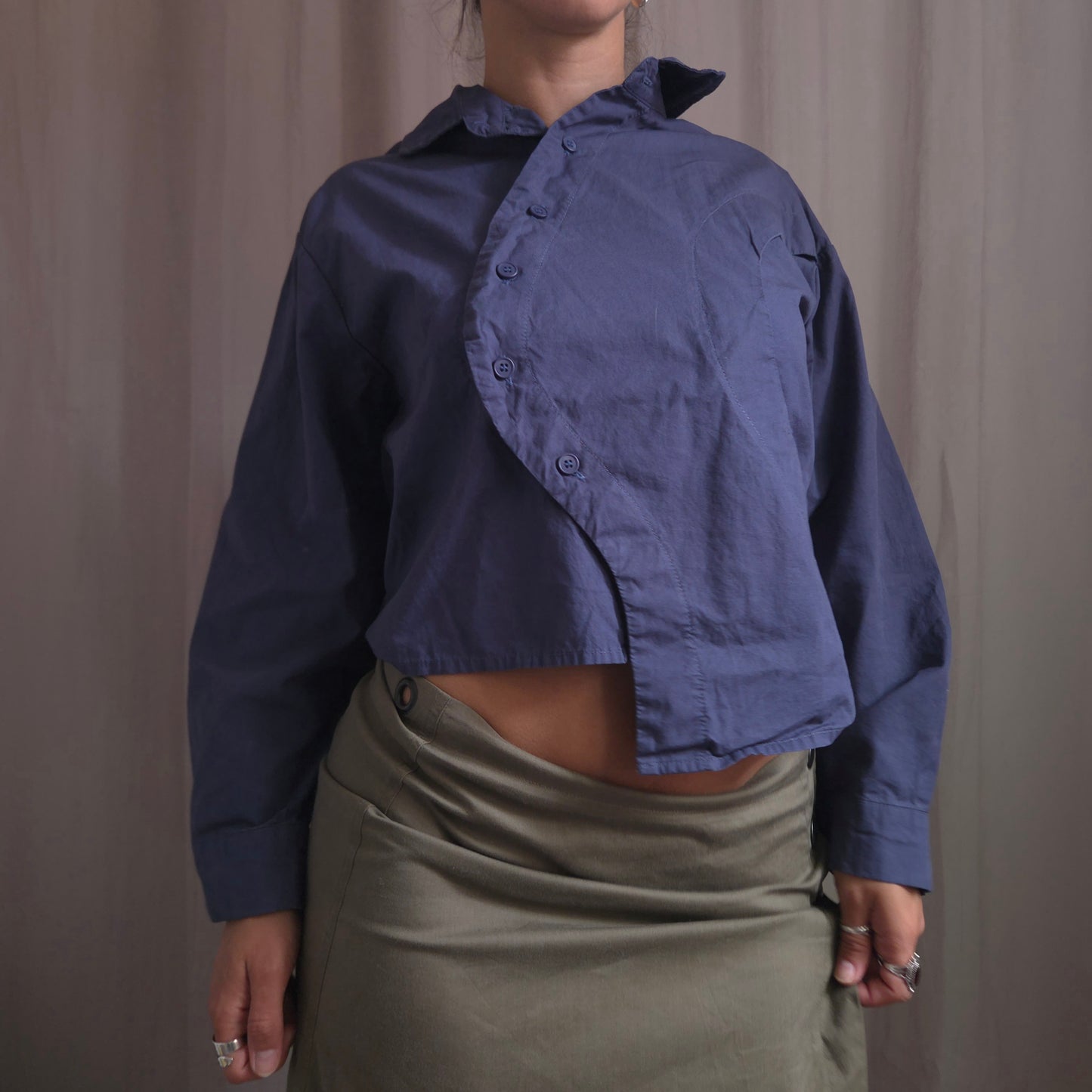 Asymmetrical shirt