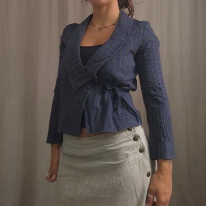 Vintage Striped Blazer