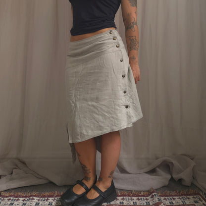 Stud Midi Skirt