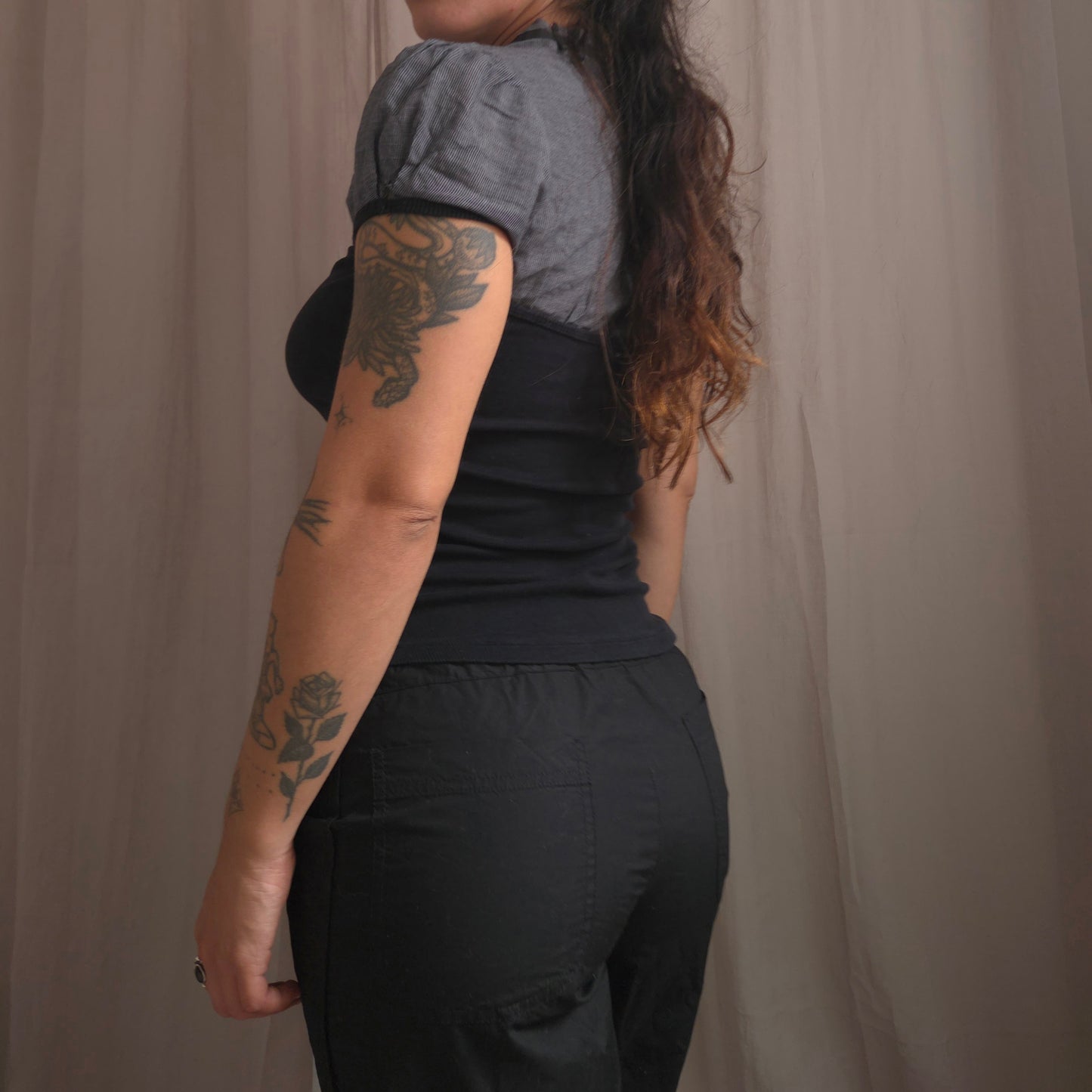 Cop Copine Overlay Top