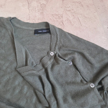 Cop Copine Button Sleeve Jumper