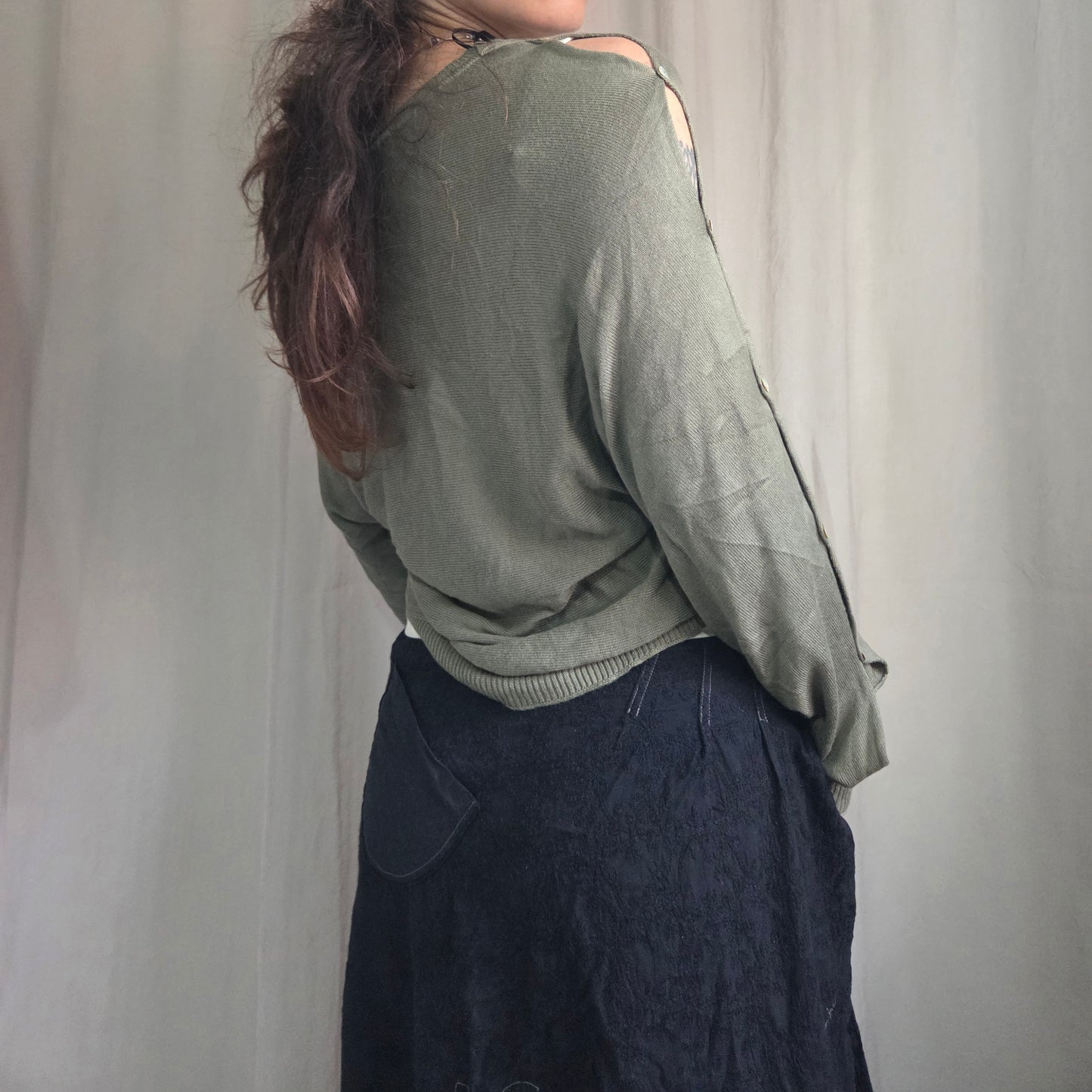 Cop copine Button Cut Sweater