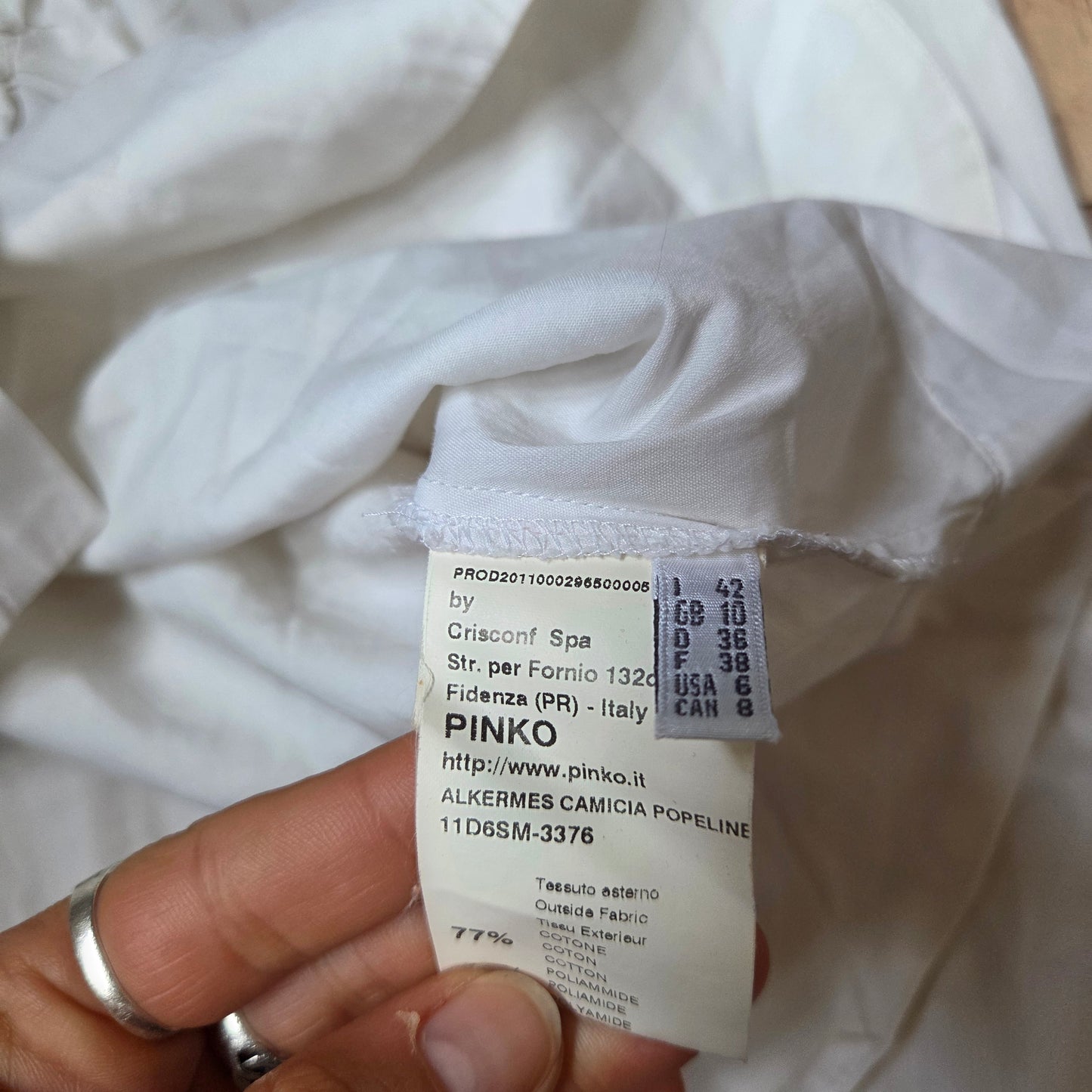 Pinko Button ruffle Shirt