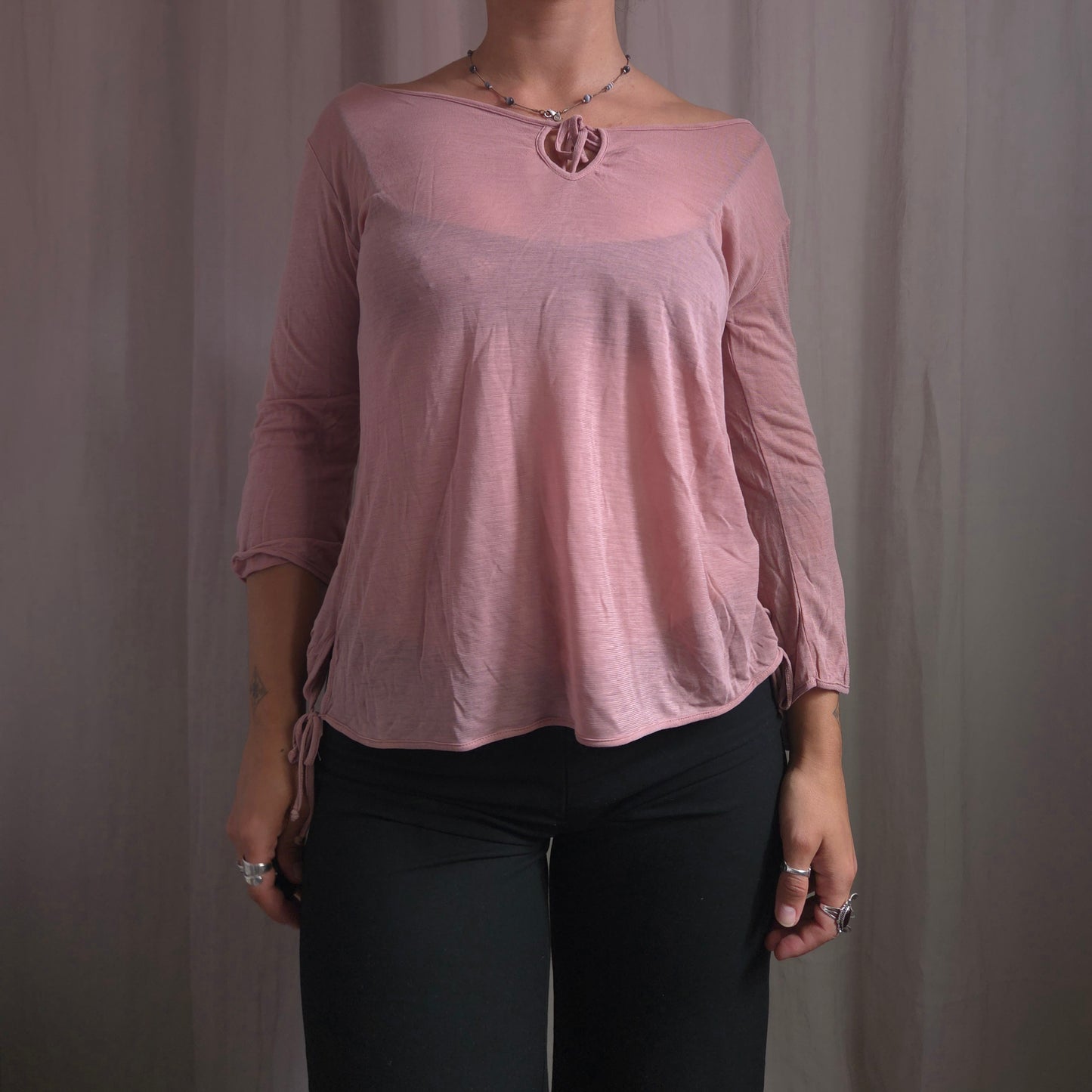Cop Copine Tunic Keyhole top