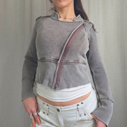 Zip Up Cardigan