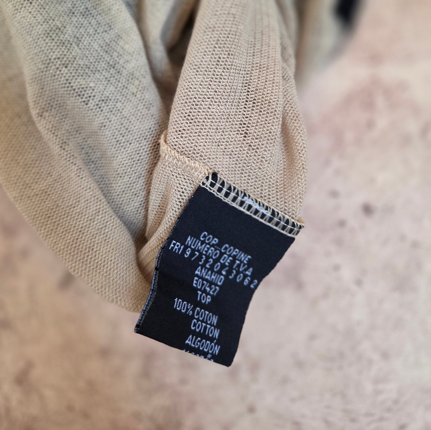 Cop Copine cut out top