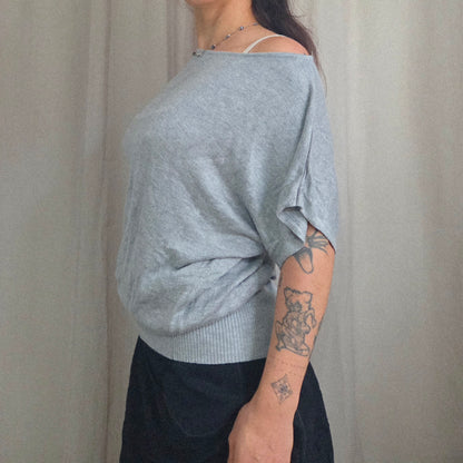 Boat neck sweater