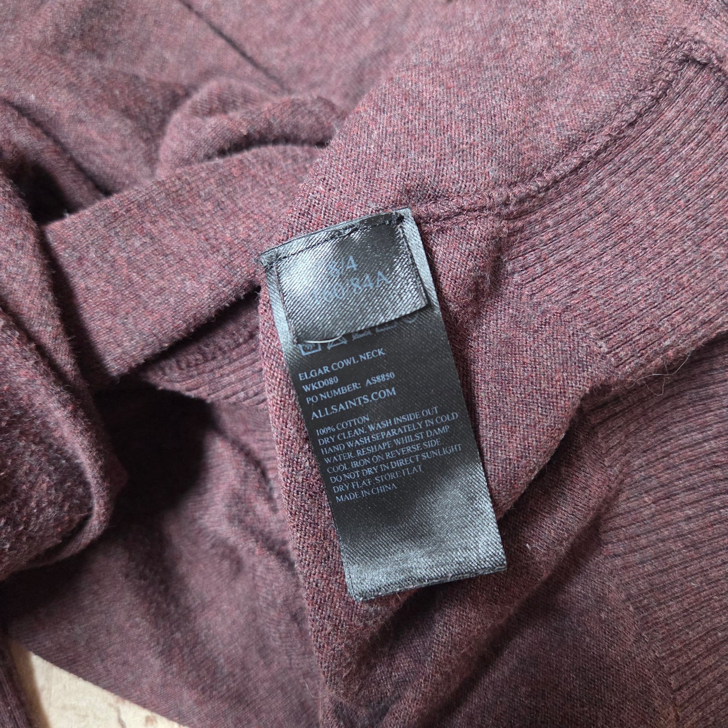 Vintage Allsaints Button Jumper