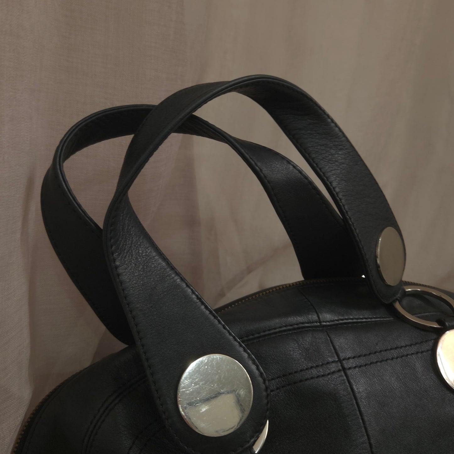 Leather Hardware bag