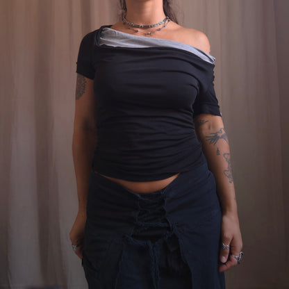 Cop Copine scoop neck Slouchy tshirt