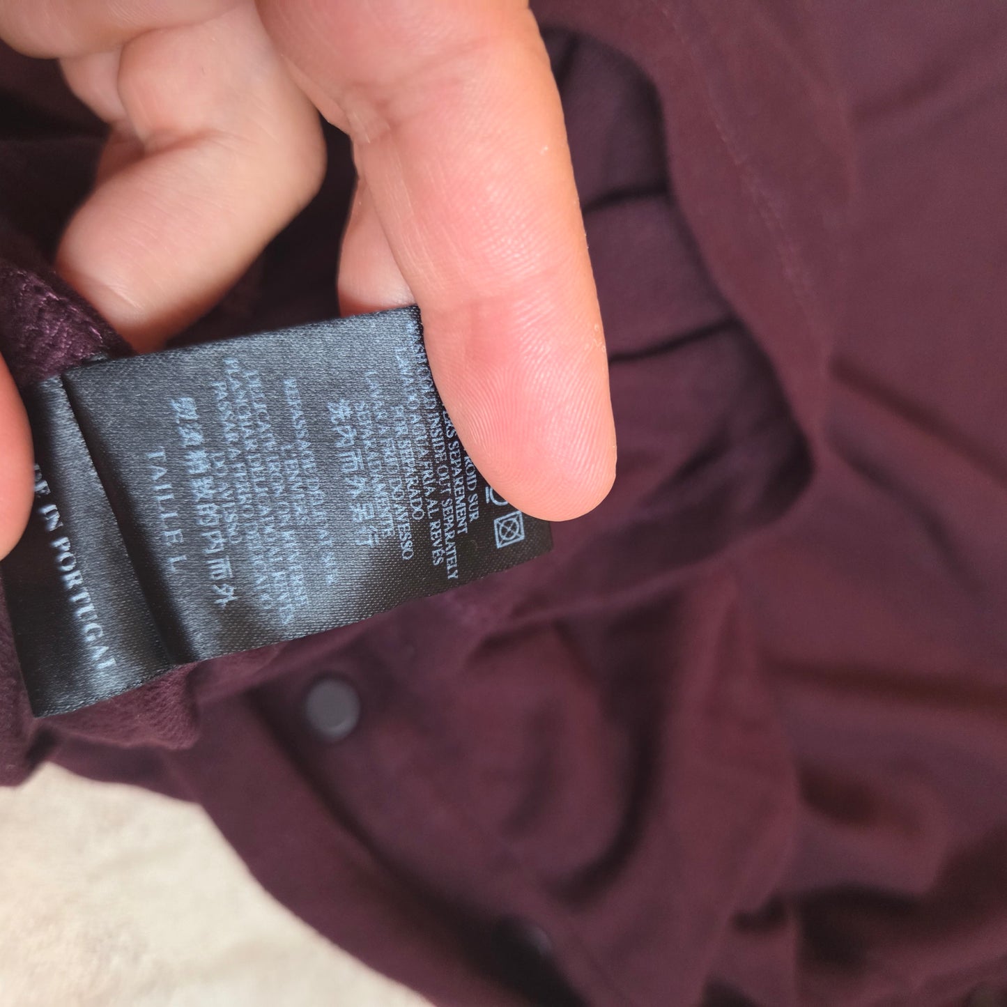 Cop Copine Clip Button top