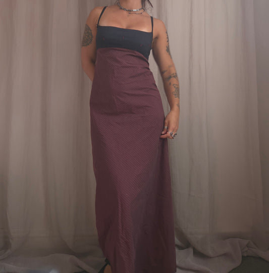 Cop Copine Stripe Maxi Dress