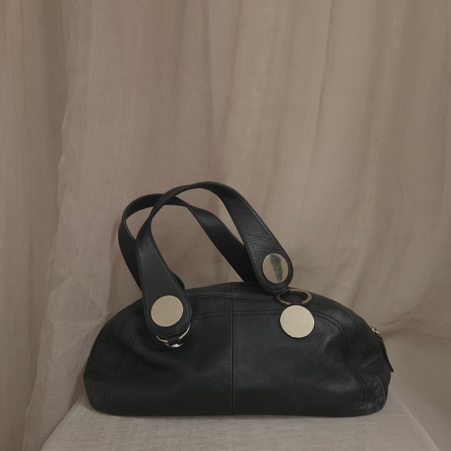 Leather Hardware bag