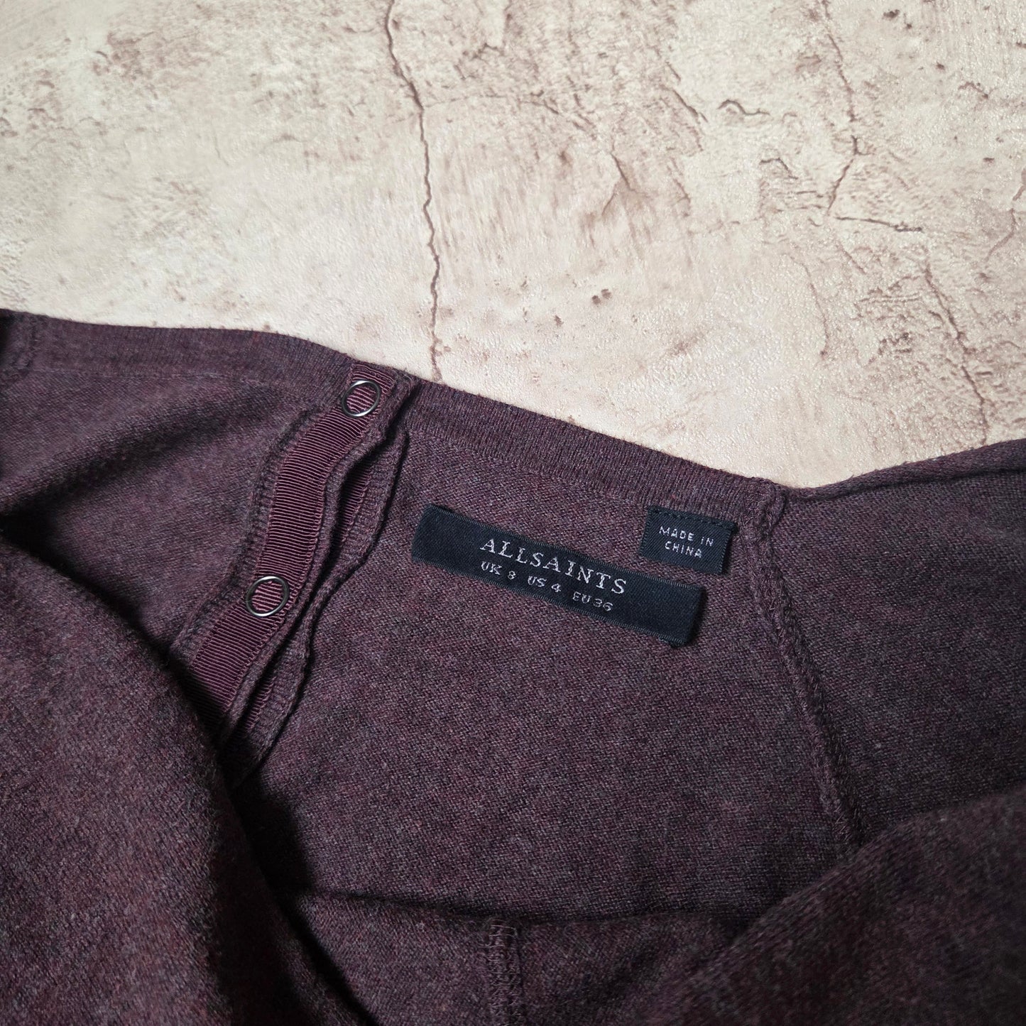 Vintage Allsaints Button Jumper