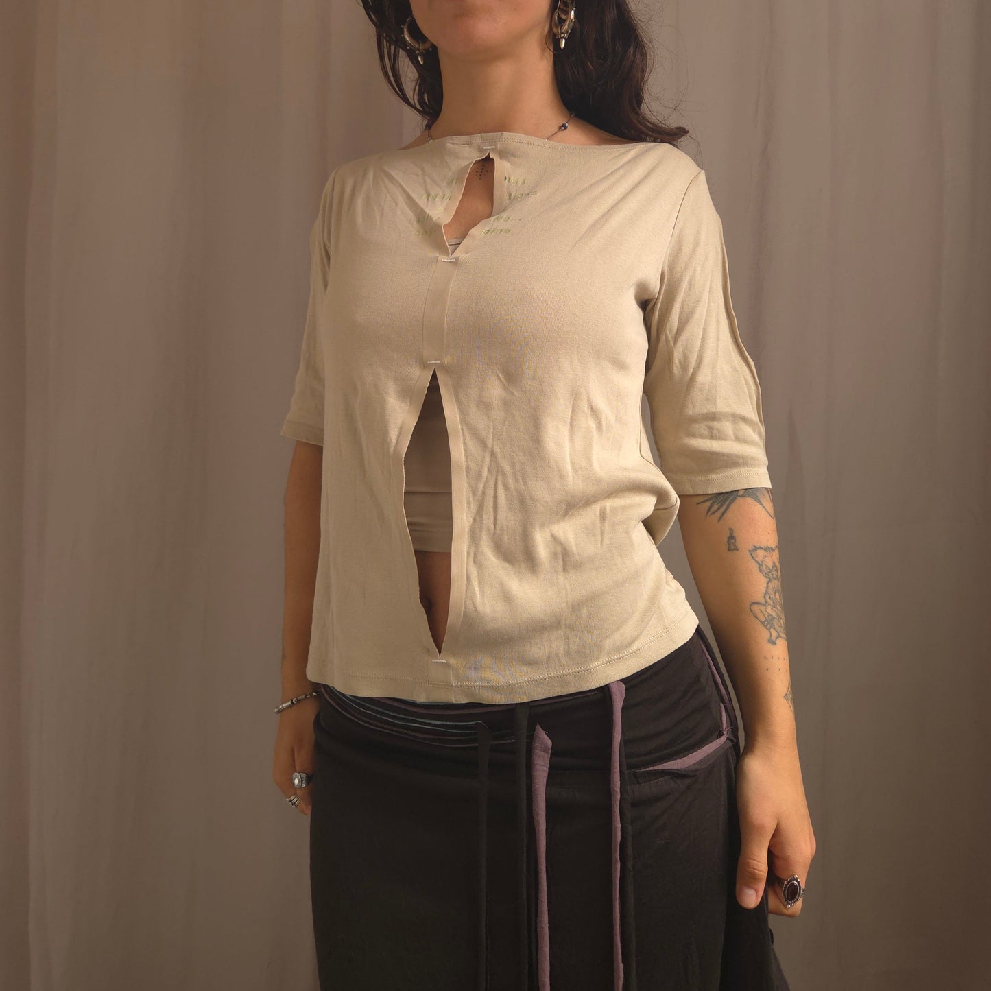 Cop Copine Cut Out T-shirt