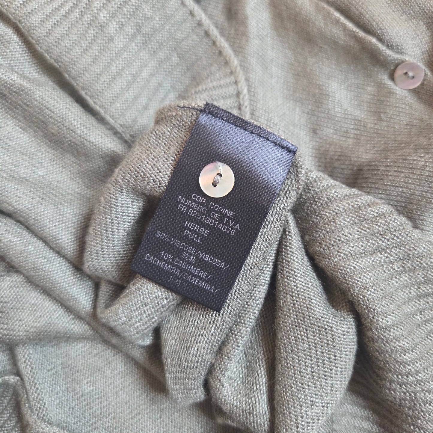 Cop Copine Button Sleeve Jumper