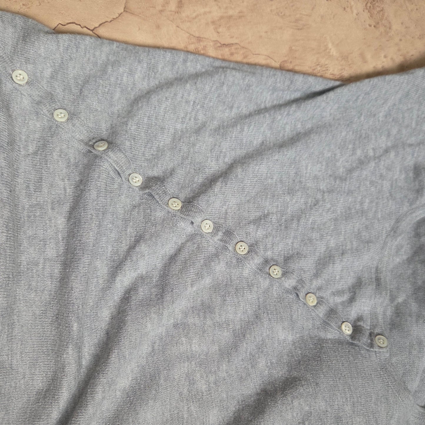 Vintage Buttons asymmetrical long sleeve