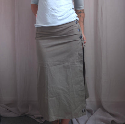 Cop Copine Studded Slit Skirt
