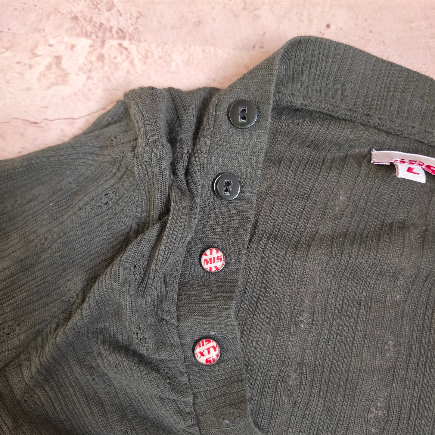 Miss Sixty pointelle top